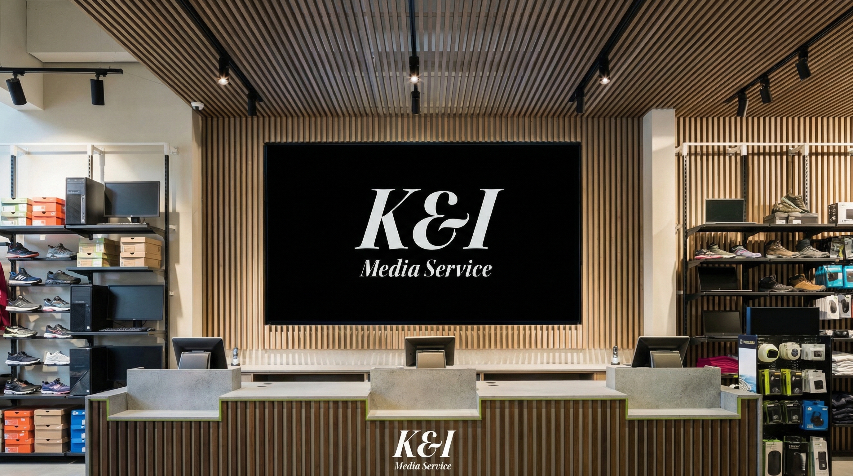 Digitale Displays im Laden